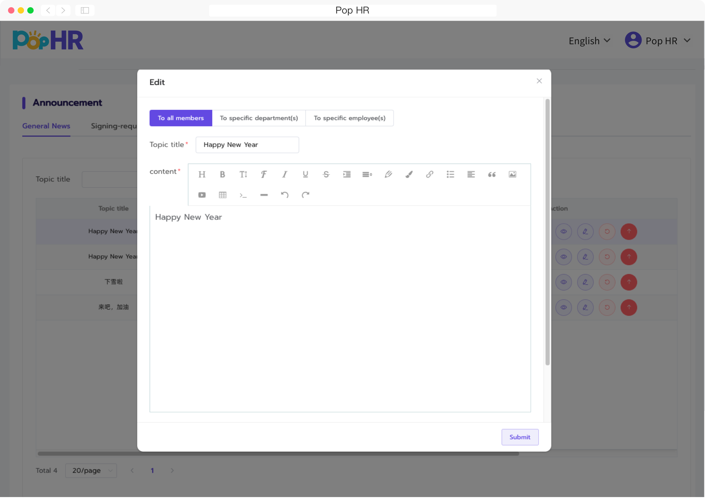 Create an effective organizational structure with Thailand best HR software